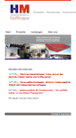 Mobile Screenshot of hm-wintergaerten.de